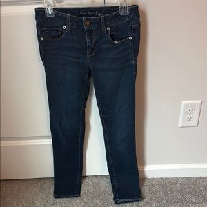 American Eagle Outfitters Women's Dark Blue Jeans